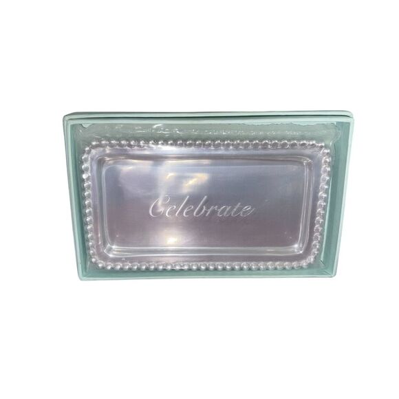 mariposa Other - Mariposa Silver Engraved Trinket Dish Celebration Christmas Holiday Hostess Gift